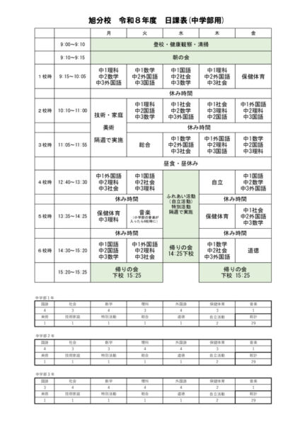 R8日課表(中学部)のサムネイル